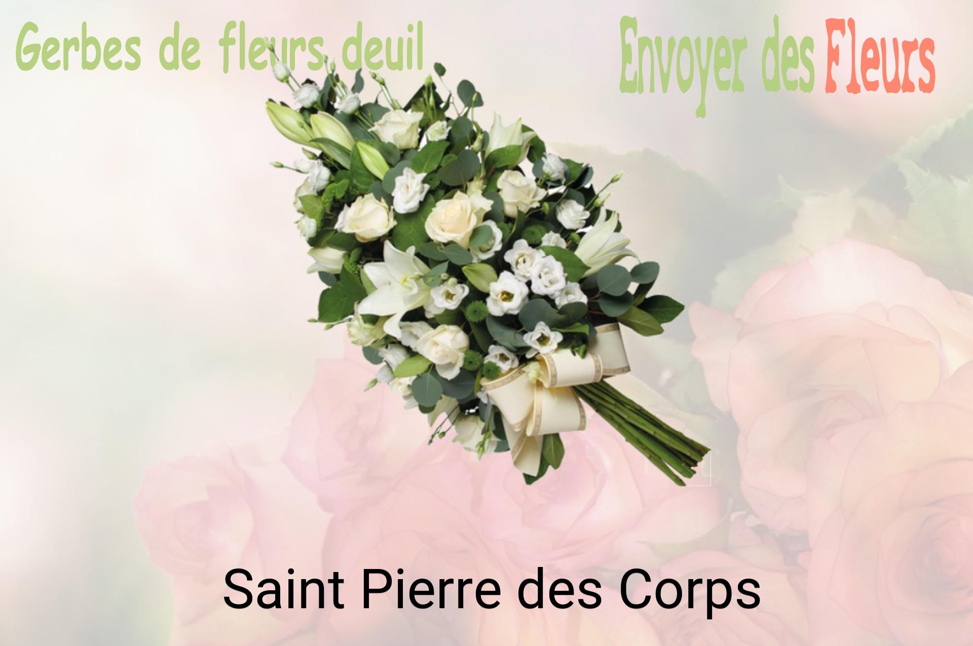 Gerbe de fleurs de deuil livrée à Saint-Pierre-des-Corps